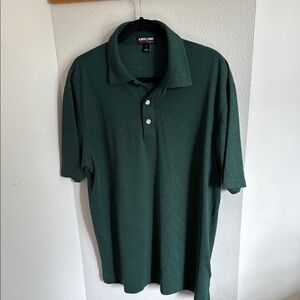 Kirkland Signature Dark Green Polo Shirt